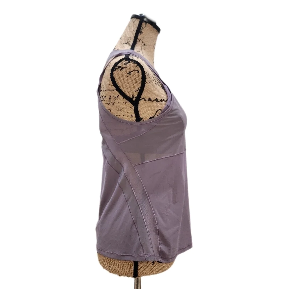 Lululemon Fresh in Mesh Lavendar Athletic Tank,Women's Small
